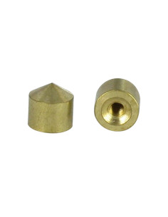 Rosette kegleformet Messing 20 gevind blindt hul M6