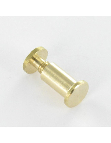 1 x Skrue binder M4 Messing for Stramme 30 to 50