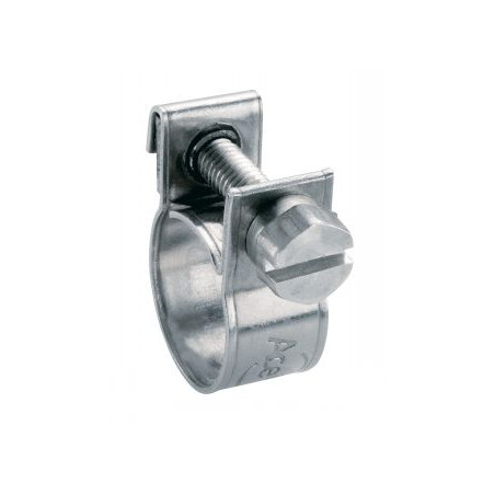 1 x MINIKLEMME diameter 7 to 9 Rustfrit stål W4