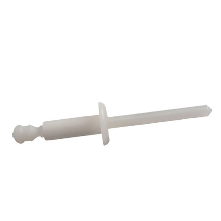 1 x Nitte blind hoved flad Nylon polyamid 6.6 4X12