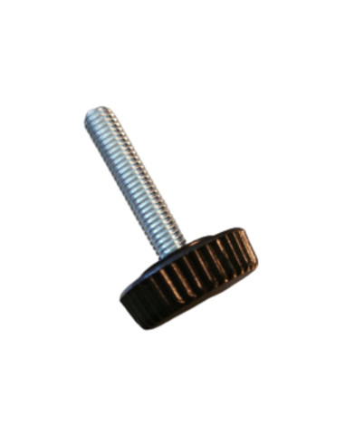 Ende Stramme sort nylon M4X24 Hoveddiameter 20
