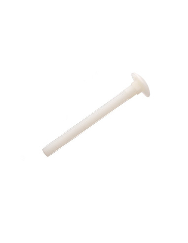 1 x Vognbolte M5X50 naturlig nylon