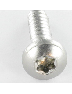 Gevindvalse skrue bred kuppelformet hoved 3,9X25 Rustfrit... 2