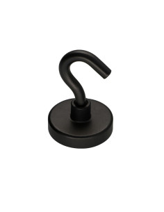 Krog magnetisk diameter 32 sort galvaniseret