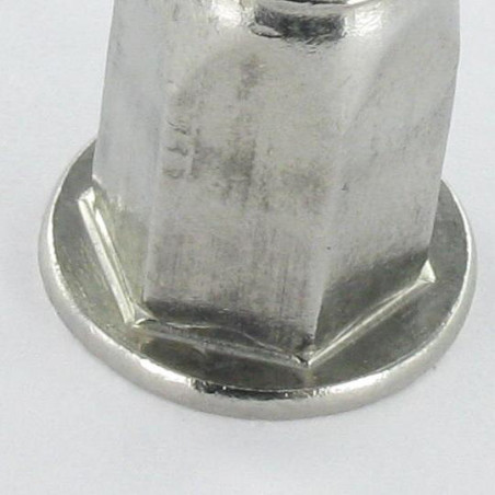 1 x Blindnittemøtrik Rustfrit stål fladt hoved Sekskantet M5X14 INPTH 30