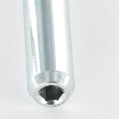 1 x Stift cylindrisk gevind 9X53 Gevind M6X27 Sekskantet fatning 4 elforzinket stål