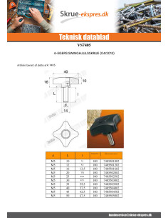 Ende Stramme 4 FILIALER M5X10 sort nylon 2