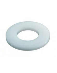 Skiver flad naturlig nylon M5X9X1