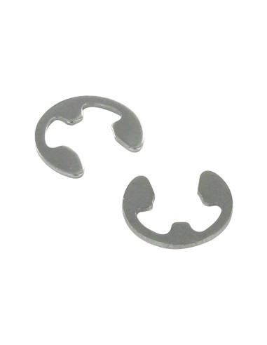 1 x Ring STOP Rustfrit stål A4 diameter Rille 1.9