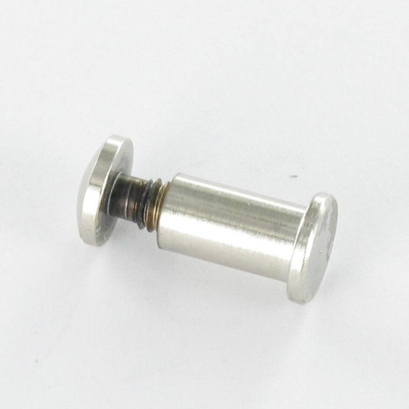 1 x Skrue binder M4 Nikkelbelagt messing for Stramme 70 to 90