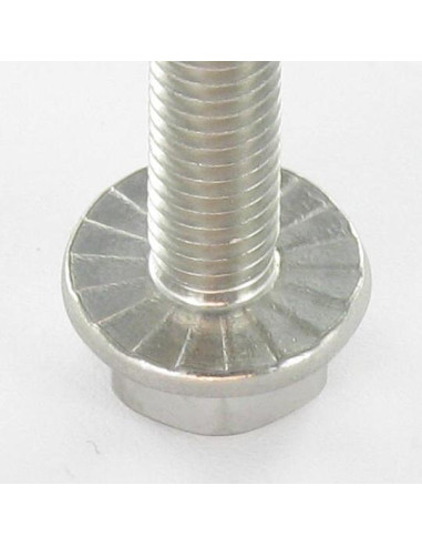 1 x Vis m-hastighed Sekskantet hoved Flange med...
