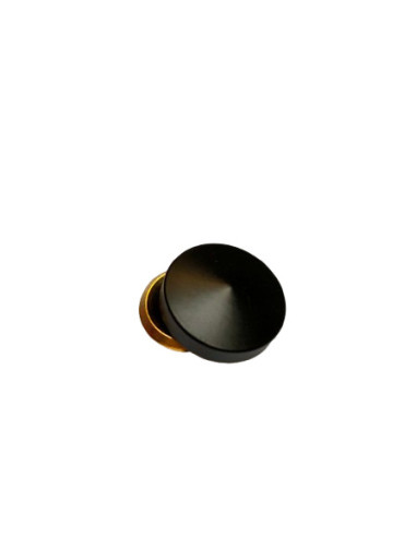 1 x Konisk rosette Sort messing diameter 16...