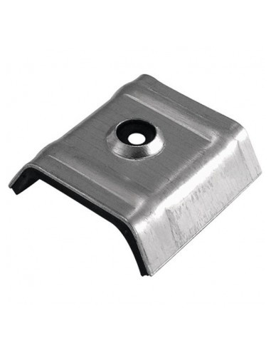 1 x Vandtæt krampe 40X25 Aluminium RAL3011 brun...