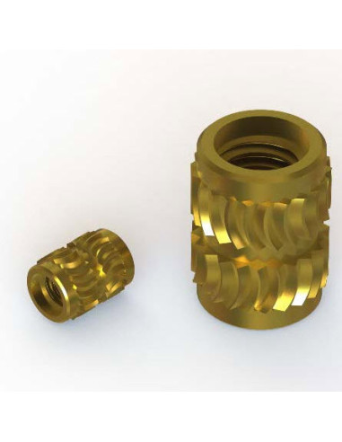 1 x Gevindindsæt uden hoved HEATFIX Messing M3X5.8