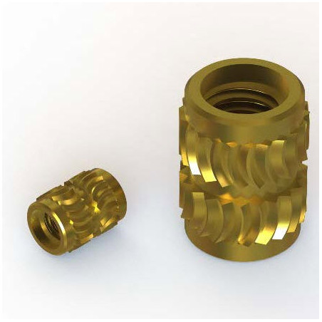 1 x Gevindindsæt uden hoved HEATFIX Messing M3X5.8