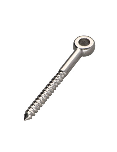1 x øjebolt Træ 10X100 Gevind 65 øje 10.2...