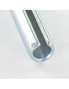 Elastisk stift elforzinket stål 6X25 tyk serie 2
