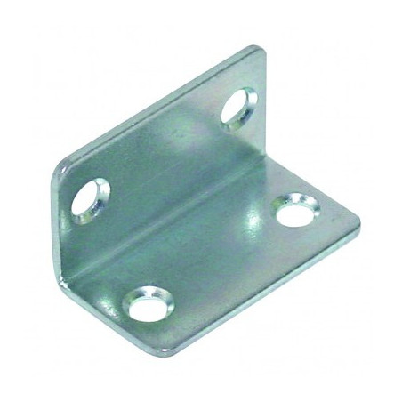 1 x Beslag 25X25X45 4 huller diameter 6 elforzinket stål