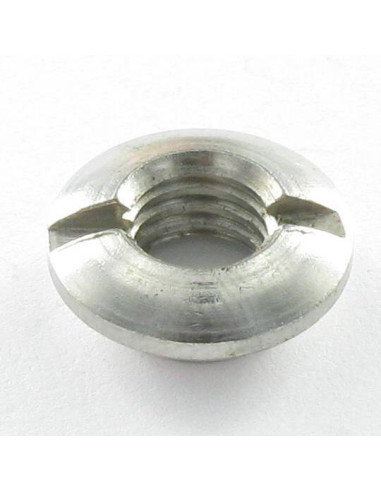 1 x Verzonken splitmoer M10 Rustfrit stål A4