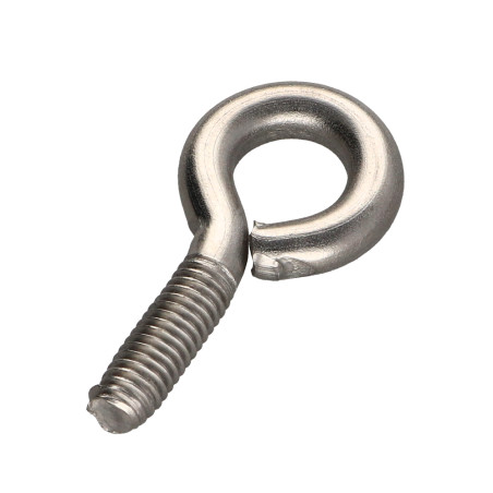 1 x øje skrue metal M6X30 øje 10 Rustfrit stål A2