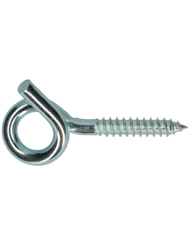 1 x Gym krog Gevind Træ elforzinket stål 8,8X140