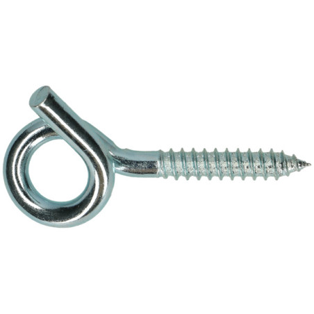 1 x Gym krog Gevind Træ elforzinket stål 8,8X140
