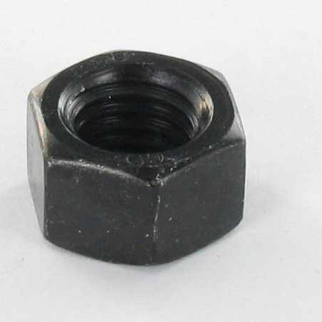 1 x Sekskantmøtrik M8 Rustfrit stål A2 Sort