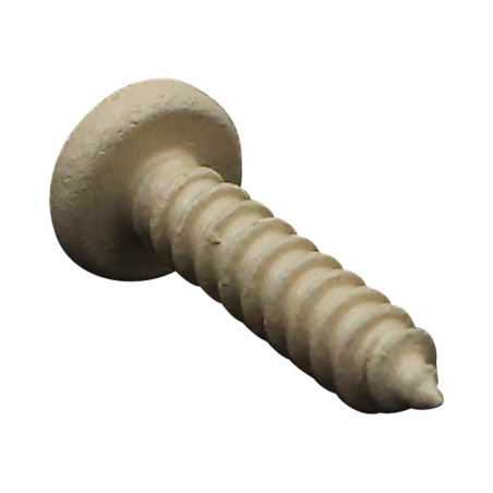 1 x Gevindvalse skrue Rustfrit stål A2 bred kuppelformet hoved Pozi 3,5X16 BEIGE RAL1015 lys elfenben