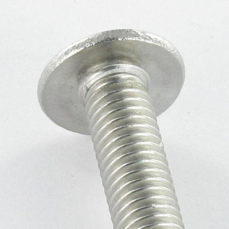 1 x Vis m-hastighed Hult sekskantet pan hoved Flange M5X8 Sekskantet fatning 3 Rustfrit stål A2
