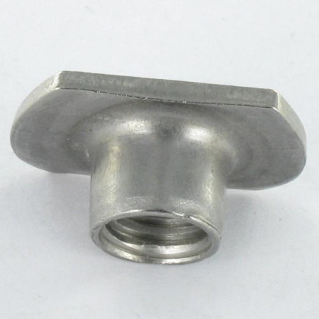 1 x Møtrik cylindrisk svejsning M8 26X18 Høj 11 Rustfrit stål A2
