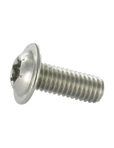 Vis m-hastighed pan hoved Flange T20 M4X6 Fuld trÃ¥d...