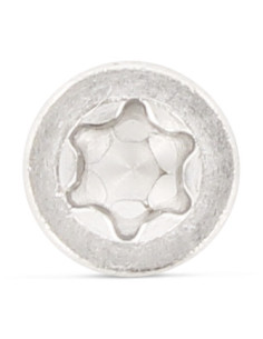 Vis m-hastighed panhoved Flad T25 M5X50 Gevind 38... 2