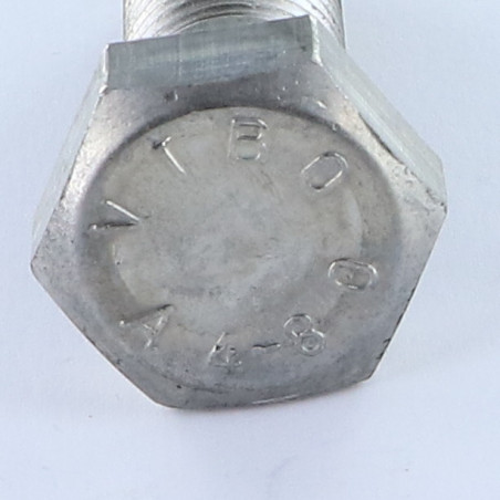1 x Bolt deltråd Sekskantet hoved M16X50 Rustfrit stål A4/80