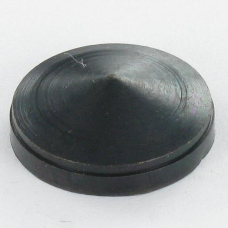 1 x Rosette kegleformet sort galvaniseret 20 gevind blindt hul M3 50