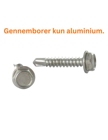 1 x Selvborende skrue Sekskantet hoved 4,8X19...