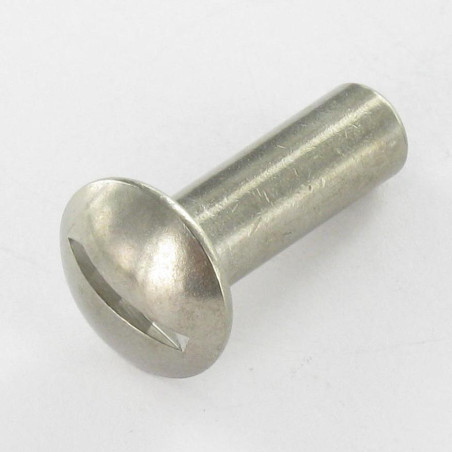 1 x Møtrik binder pan hoved kærv 8X25 M6X24 Rustfrit stål