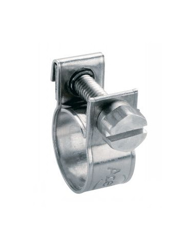 1 x MINIKLEMME diameter 9 to 11 Rustfrit stål W4