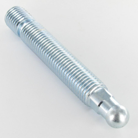 1 x Akse af CYLINDER to Hals 24X170 Gevind 140 elforzinket stål