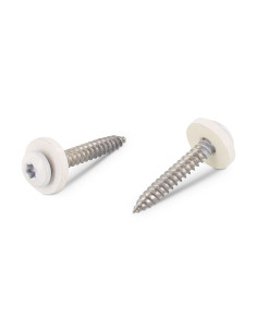 Gevindvalse skrue panhoved T15 + Skiver Nylon 3,9X19...