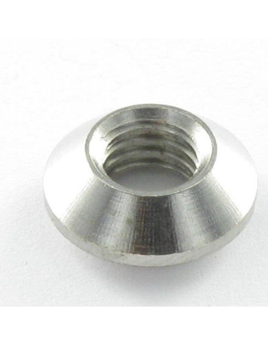 1 x Verzonken splitmoer M4 Rustfrit stål A4