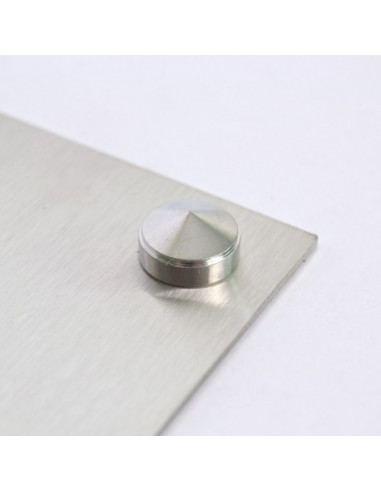 1 x Konisk rosette Forkromet messing diameter...