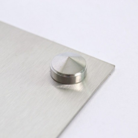 1 x Konisk rosette Forkromet messing diameter 15 for Skrue M5