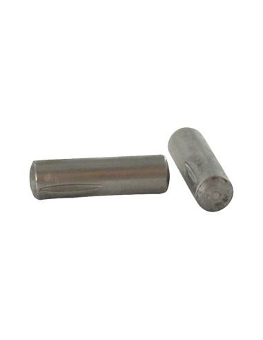 1 x Rillet stift med plug-in Rustfrit stål G05...