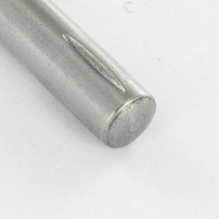 1 x Rillet stift med plug-in Rustfrit stål G05 3X16