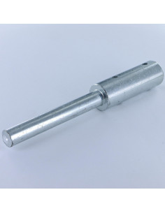 Akse 20/12X140+2 hul Galvaniseret stål cr3 96 HBS uden...