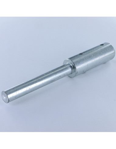 1 x Akse 20/12X140+2 hul Galvaniseret stål cr3...