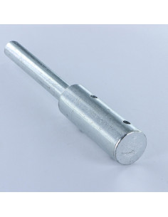 Akse 20/12X140+2 hul Galvaniseret stål cr3 96 HBS uden... 2