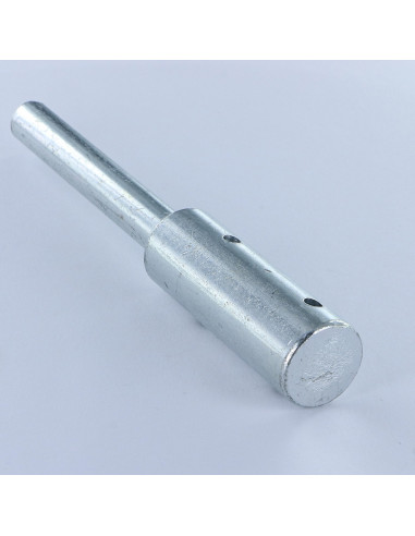 1 x Akse 20/12X140+2 hul Galvaniseret stål cr3...