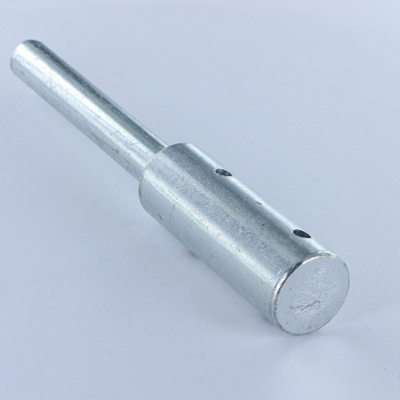 1 x Akse 20/12X140+2 hul Galvaniseret stål cr3 96 HBS uden rødrust 600 timers saltspray uden rødrust