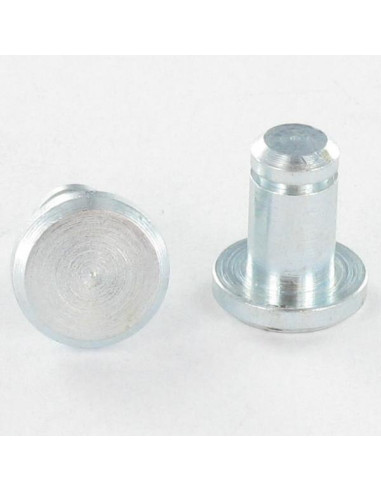 1 x Akse Skulder elforzinket stål 14X32 med Hals